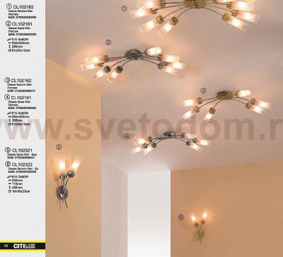 Светильник настенный бра Citilux CL102321 Овале