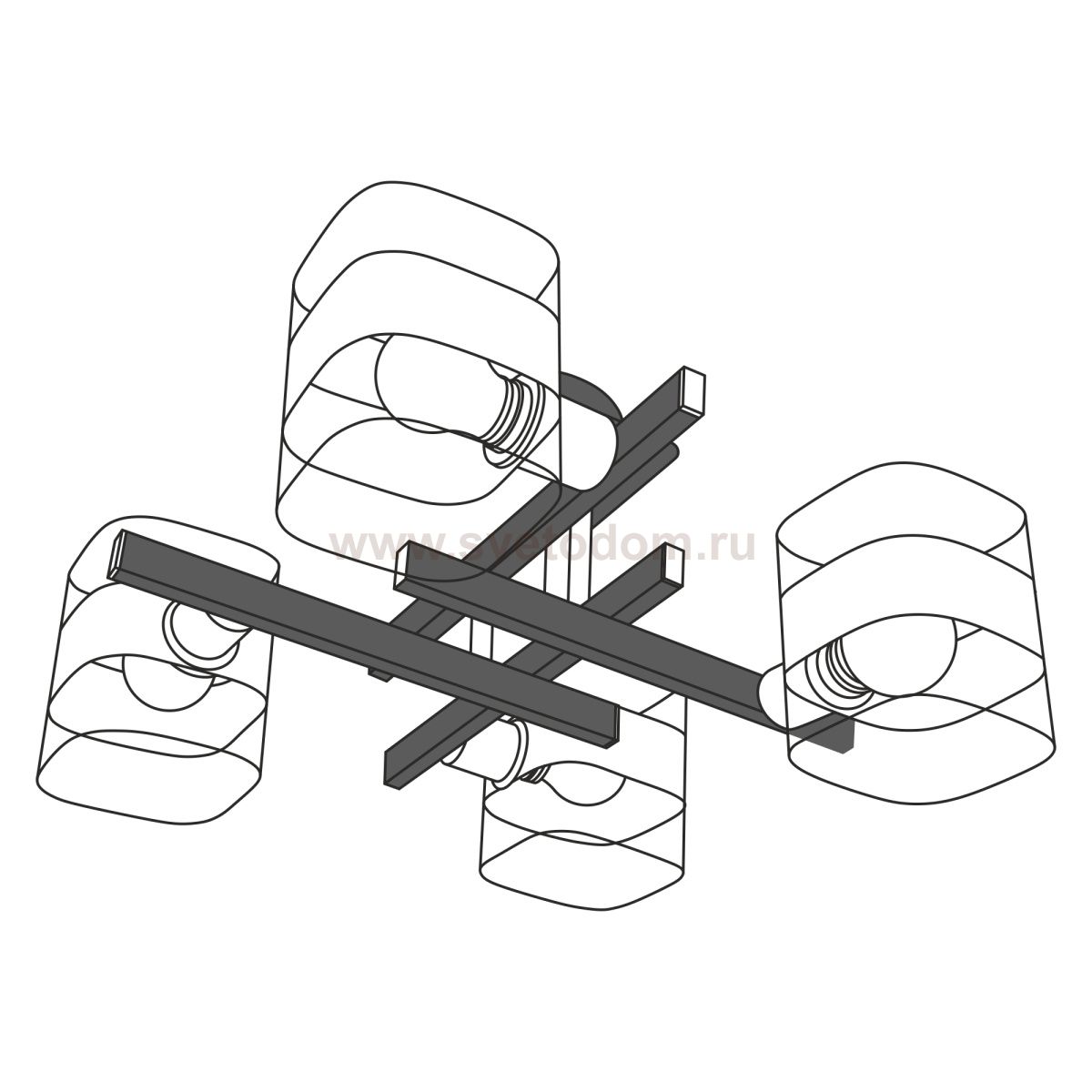 Люстра потолочная Citilux CL139242 Вирта