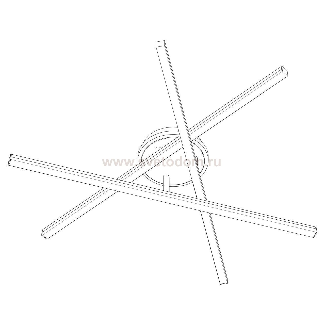 Люстра потолочная Citilux CL203631 Trent