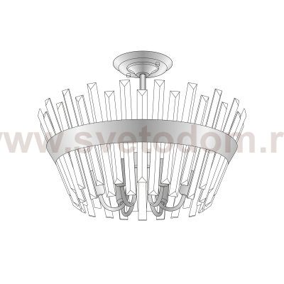 Люстра потолочная Citilux CL307180 Вестерос