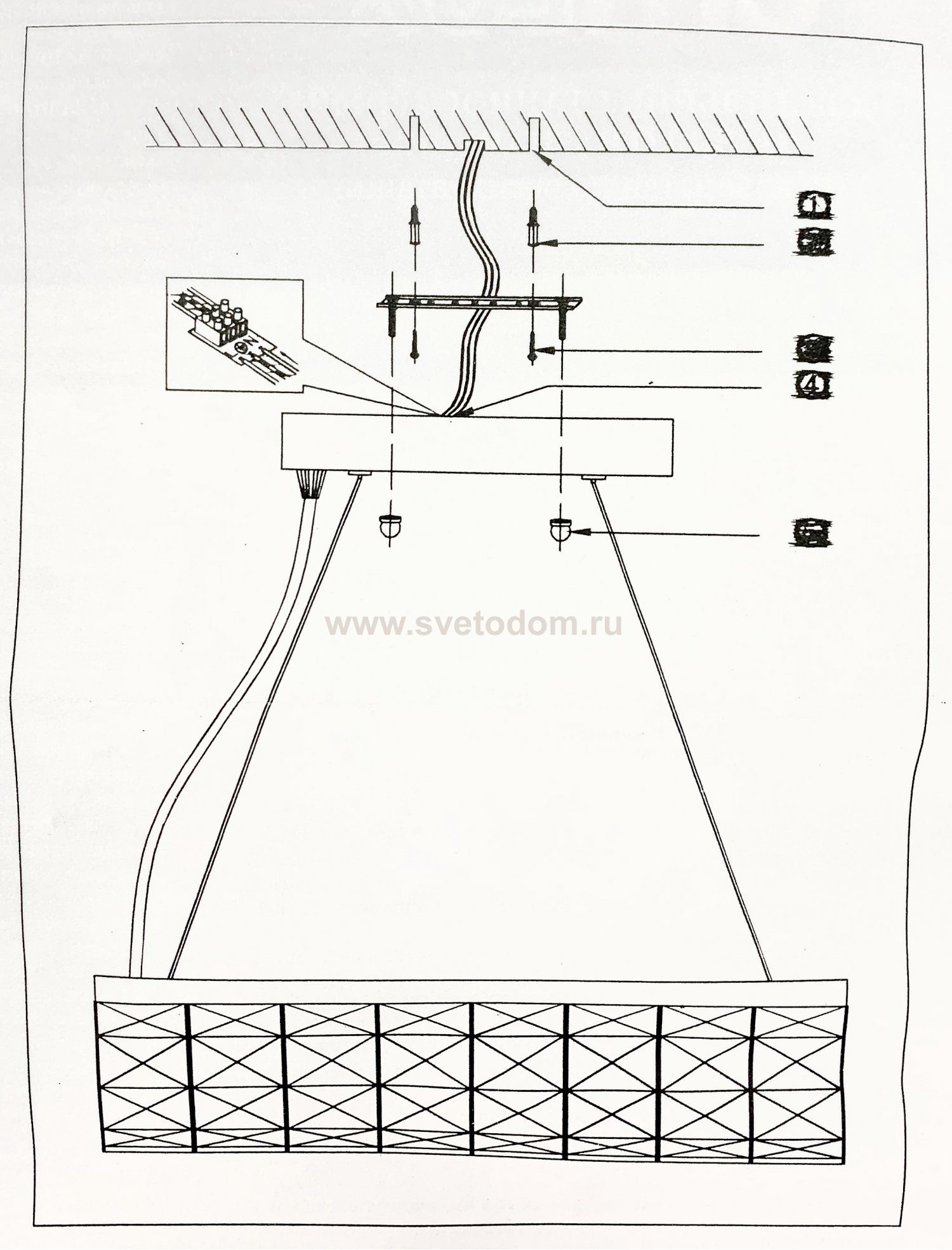 Светильник подвесной Citilux CL320321 Спектра