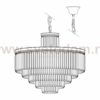 Люстра подвесная Citilux CL332151 Мартин