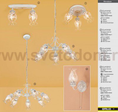 Светильник поворотный спот Citilux CL413132 Метафора