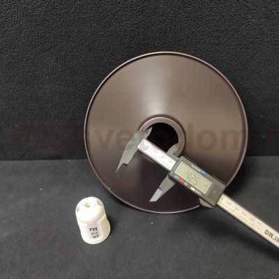 Плафон металлический темный 220*70мм Е27 (43мм посадка) CL450.11 Эдисон