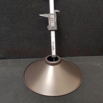 Плафон металлический темный 220*70мм Е27 (43мм посадка) CL450.11 Эдисон