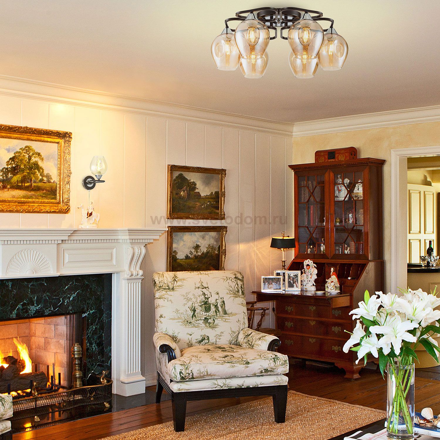 Люстра потолочная Citilux CL468161 Балатон