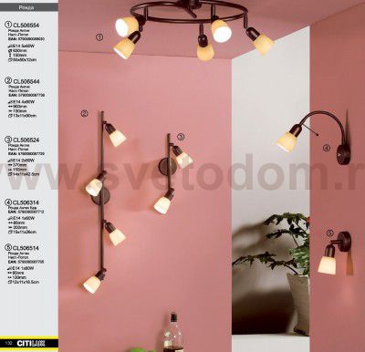 Светильник поворотный спот Citilux CL506524 Ронда