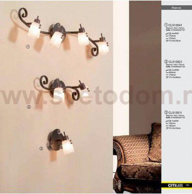 Светильник поворотный спот Citilux CL513541 Верона