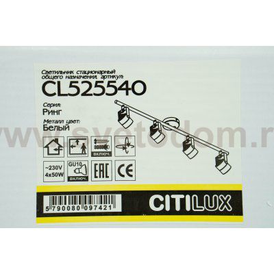 Светильник поворотный спот Citilux CL525540 Ринг