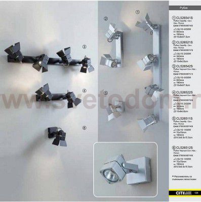 Светильник поворотный спот Citilux CL526522S Рубик