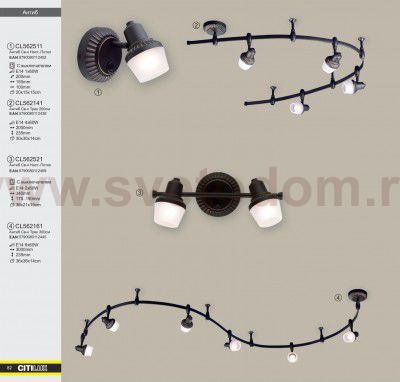 Светильник настенно-потолочный Citilux CL562511 Антиб