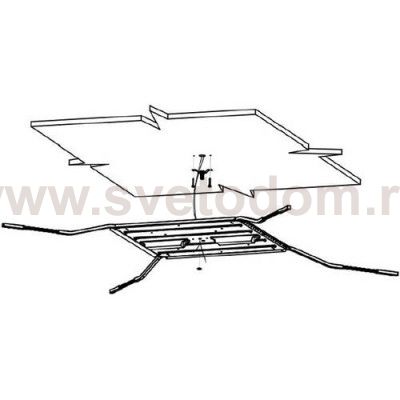 Люстра потолочная Citilux CL701810B Сити-Арт