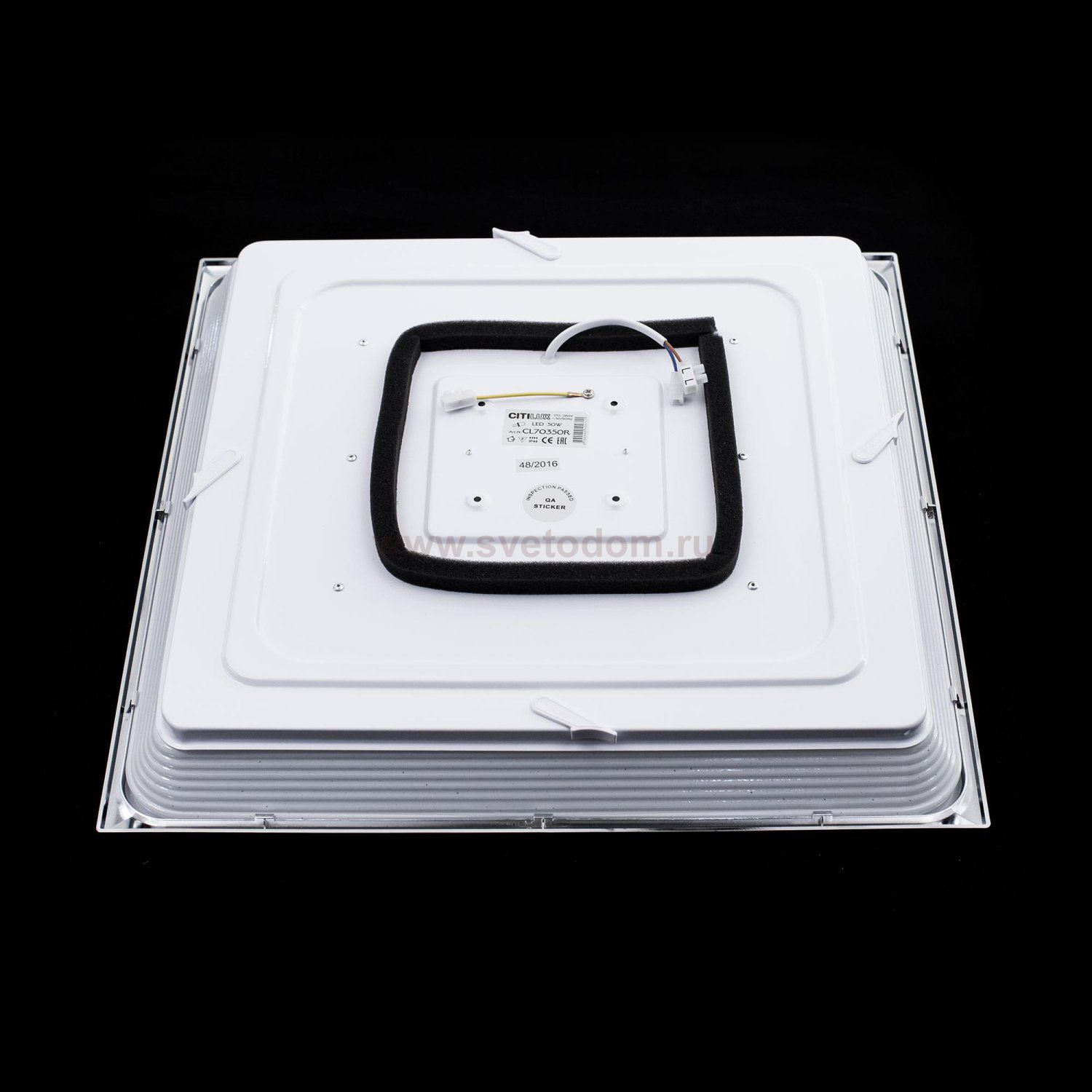 Светильник диодный с пультом CL70355R СтарЛайт венге