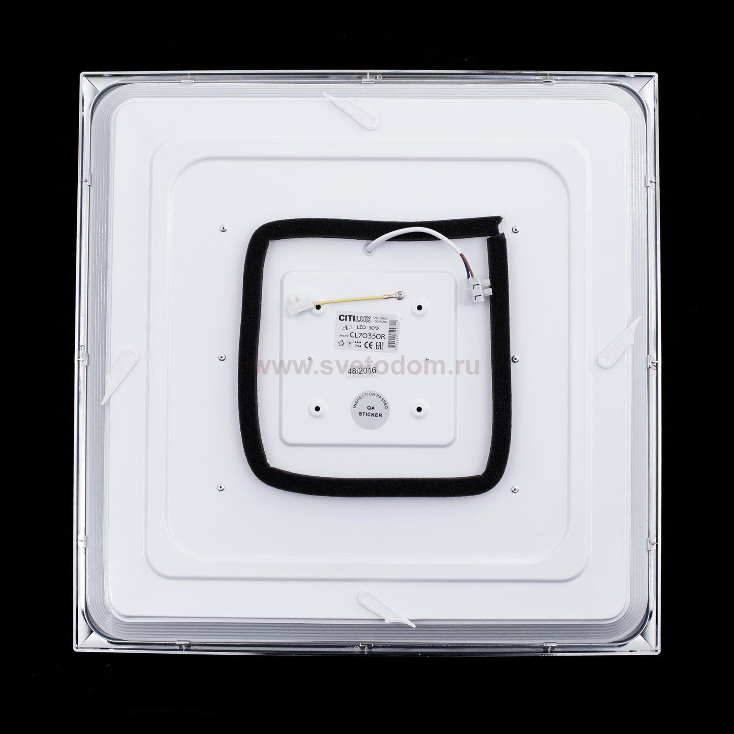 Светильник диодный с пультом CL70355R СтарЛайт венге