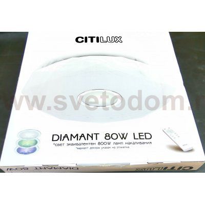 Люстра диодная с пультом 80Вт Citilux CL71380R