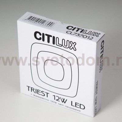 Светильник накладной Citilux CL737B012 Триестр