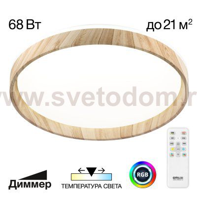 Светильник потолочный Citilux CL753452G ENZO