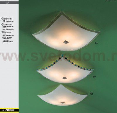 Светильник настенно-потолочный Citilux CL931021 Лайн