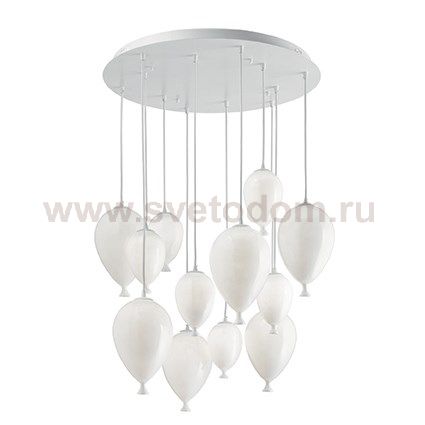 Люстра Ideal Lux CLOWN SP12 BIANCO