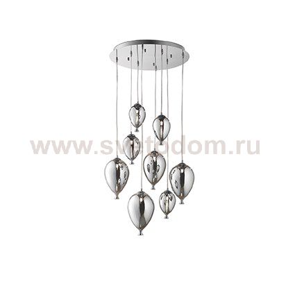 Потолочный светильник Ideal lux CLOWN SP8 CROMO (100913)