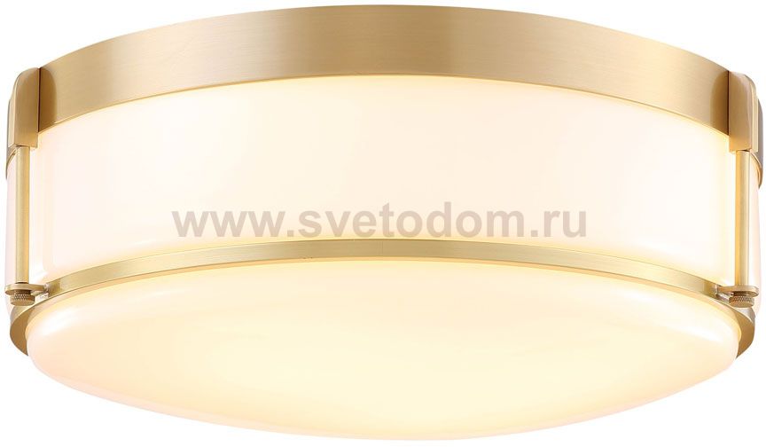 Потолочный светильник Cloyd SATTER FM3 / D39 см - латунь (арт.10193)