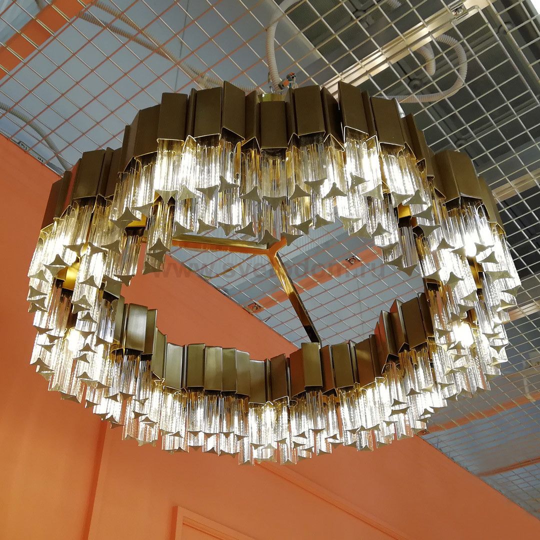 Люстра Cloyd CANTATA C9 / D70 см - латунь (арт.10255)