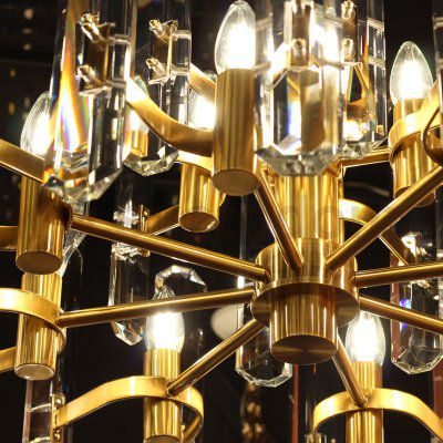 Люстра Cloyd ESTRADA C12 / D65 см - латунь темная (арт.10273)