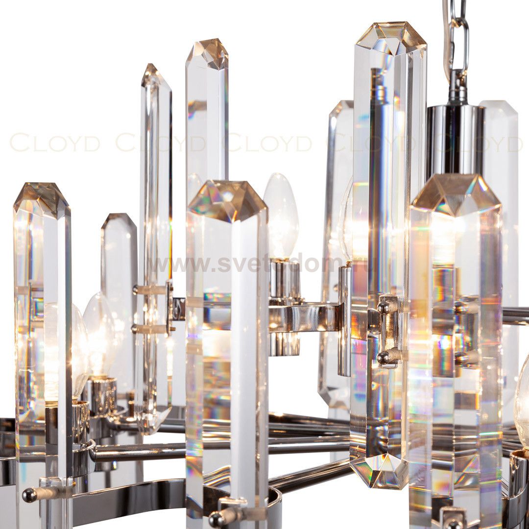 Люстра Cloyd ESTRADA C15 / D85 см - хром (арт.10275)