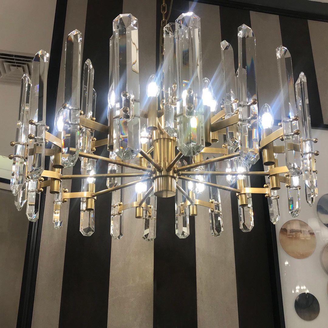 Люстра Cloyd ESTRADA C15 / D85 см - латунь (арт.10276)