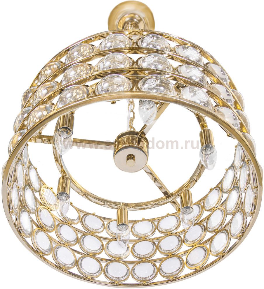 Люстра Cloyd VALENT C8 / D65 см - золото (арт.10297)