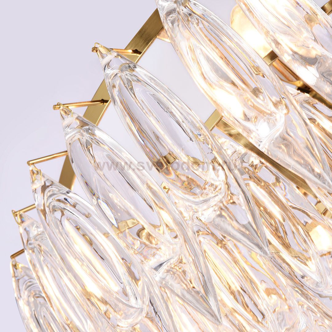 Люстра Cloyd SEMILLA C12 / D80 см - золото (арт.10328)