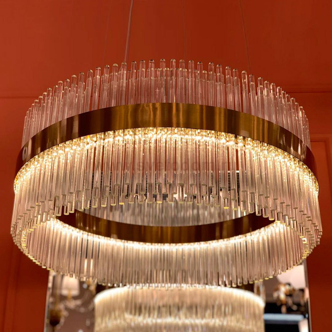 Люстра Cloyd CADANCE-A C1 / D85 см - латунь (арт.10335)