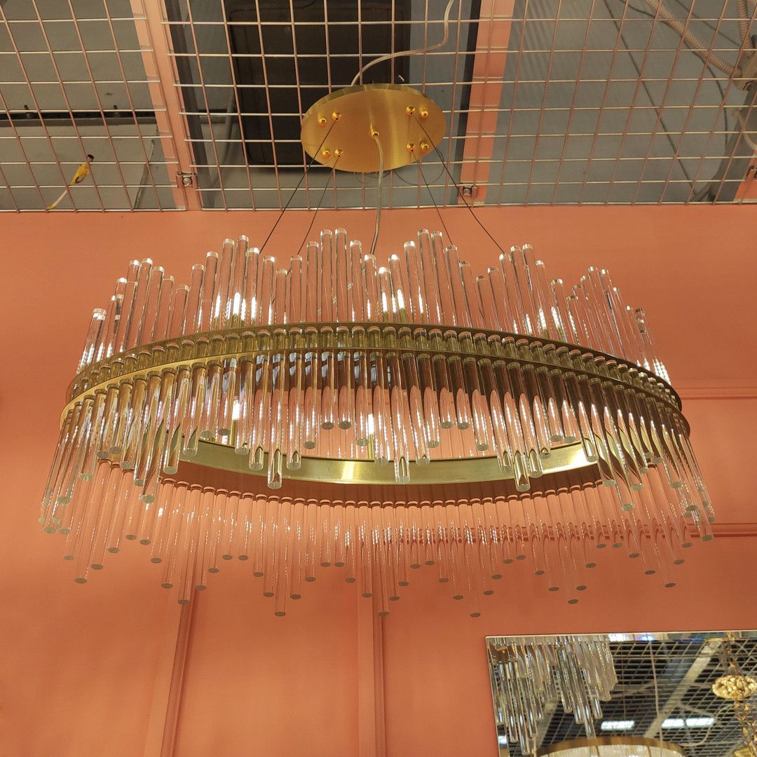 Люстра Cloyd HAYDN C8 / L65 см - золото (арт.10339)