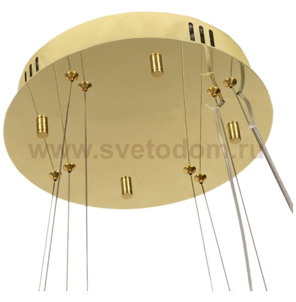 Люстра Cloyd GANIMED C1 / D59 см - никель черн./золото (арт.10355)