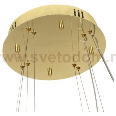 Люстра Cloyd GANIMED C1 / D59 см - никель черн./золото (арт.10355)