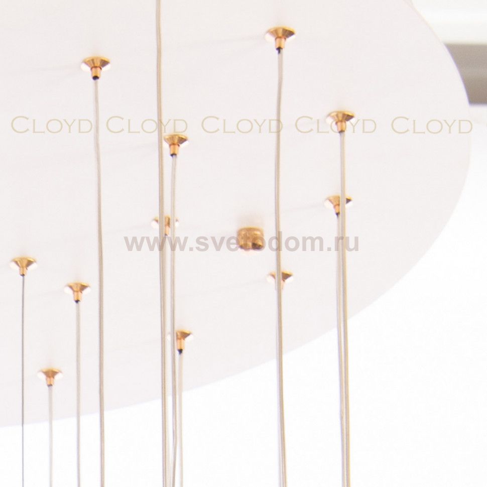 Люстра Cloyd MANGRA-A C19 / D60 см - керамика - белый (арт.10362)