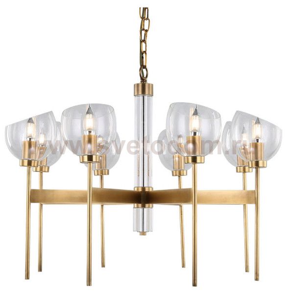 Люстра Cloyd CASSADY-B C8 / D87 см - латунь (арт.10380)