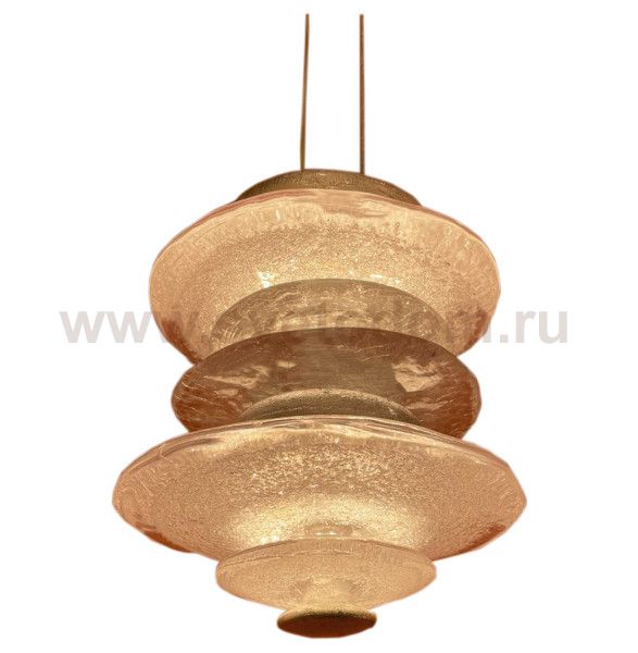 Подвесной светильник Cloyd GEFEST P2 / выс. 18 см - серебро сусальн. (арт.10388)