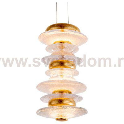 Подвесной светильник Cloyd GEFEST P3 / выс. 29 см - золото сусальн. (арт.10389)