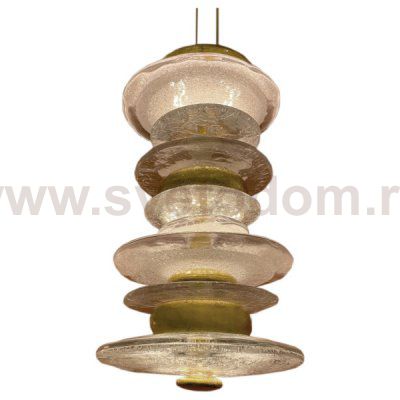 Подвесной светильник Cloyd GEFEST P3 / выс. 29 см - золото сусальн. (арт.10389)