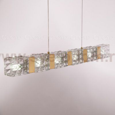 Подвесной светильник Cloyd CORUND P6 / L см - латунь (арт.10410)