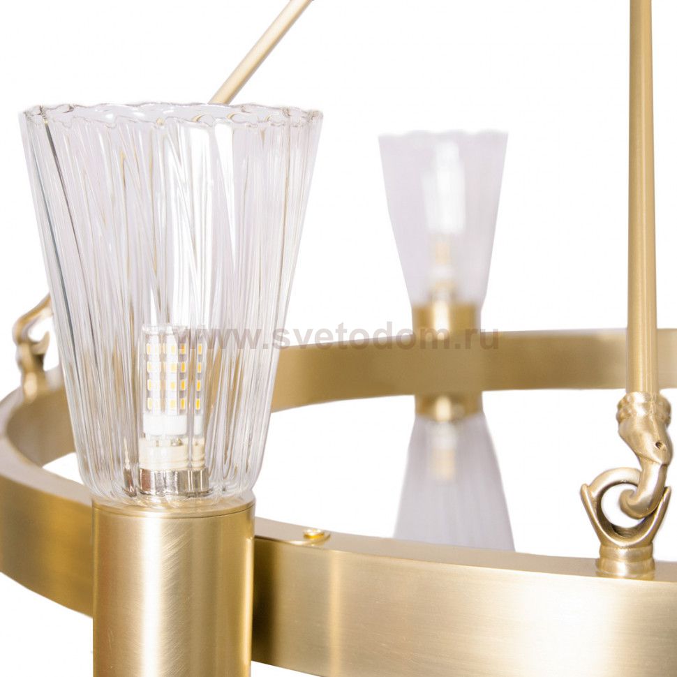 Люстра Cloyd JARROW C16 / D78 см - латунь (арт.10437)