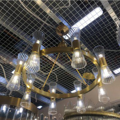 Люстра Cloyd JARROW C16 / D78 см - латунь (арт.10437)