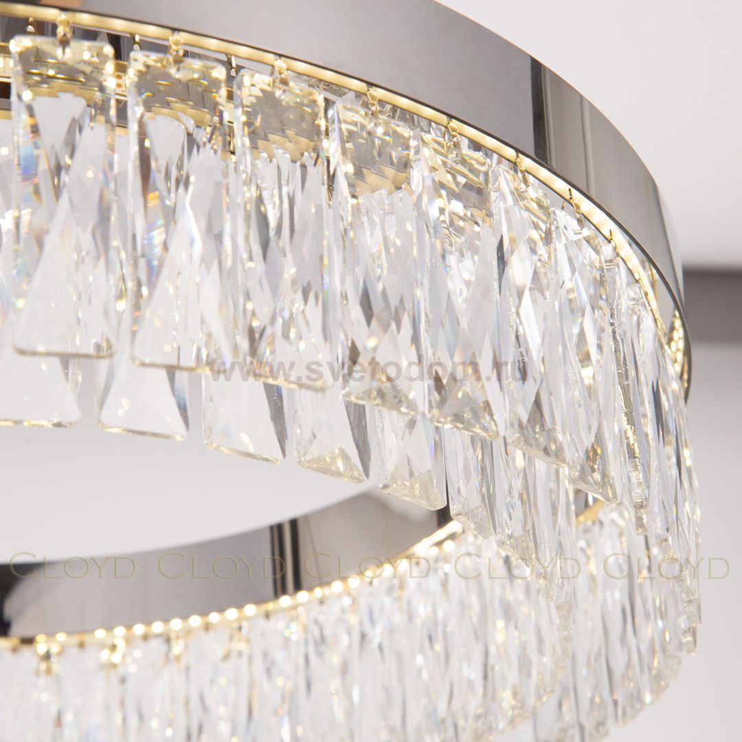 Люстра Cloyd TELEMAN C1 / D60 см - хром (арт.10455)