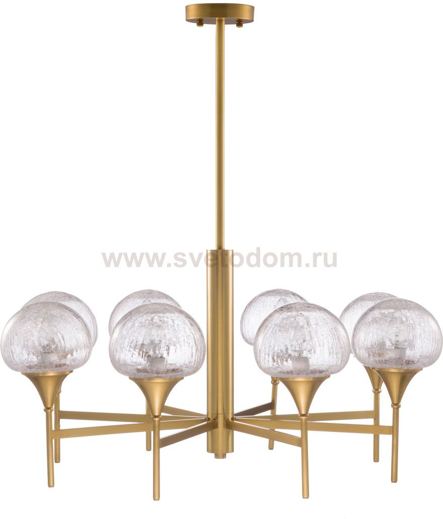 Люстра Cloyd EDICT C8 / D81 см - латунь (арт.10462)