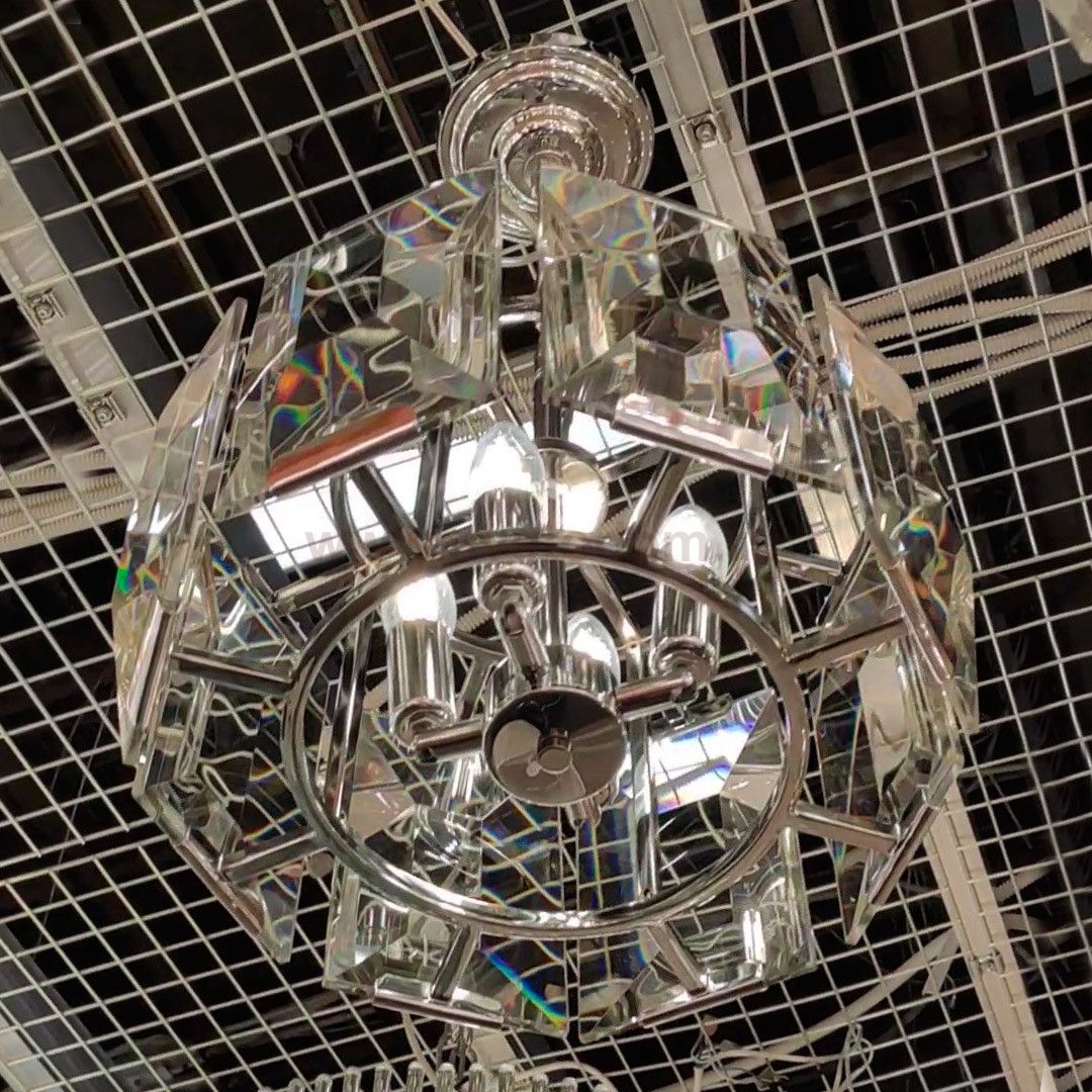 Люстра Cloyd HENRIK C4 / D36 см - хром (арт.10503)