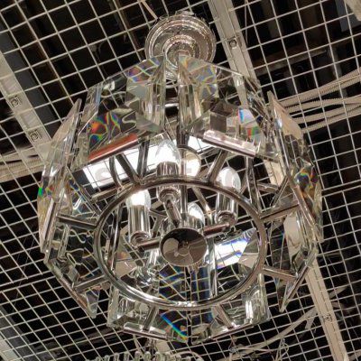 Люстра Cloyd HENRIK C4 / D36 см - хром (арт.10503)