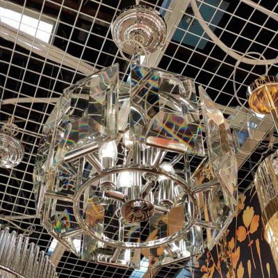 Люстра Cloyd HENRIK C4 / D36 см - хром (арт.10503)