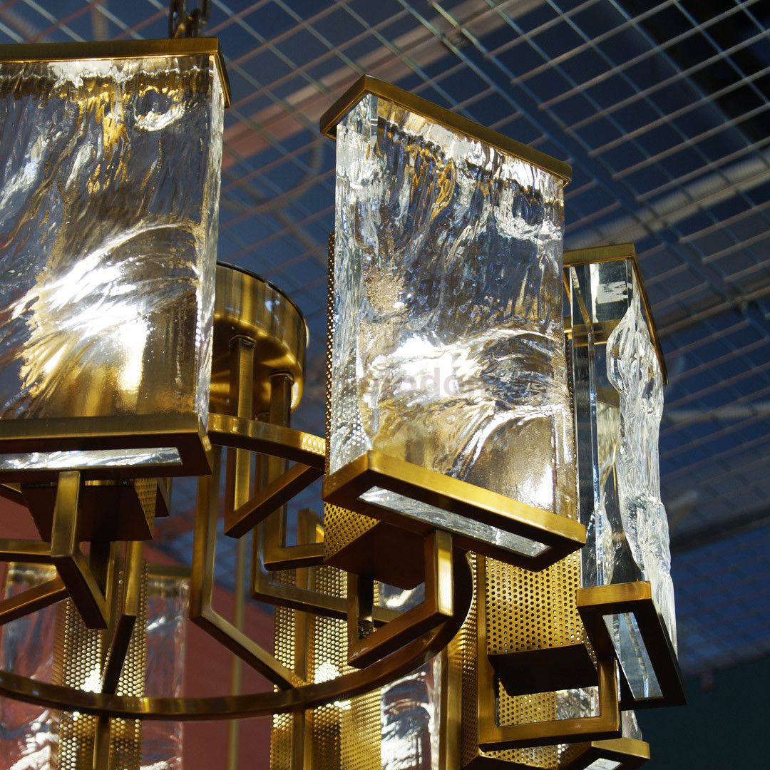 Люстра Cloyd MINERAL C6 / D55 см - хрусталь - хром (арт.10528)