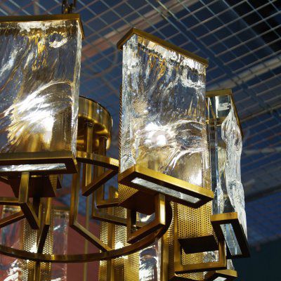 Люстра Cloyd MINERAL C6 / D55 см - хрусталь - хром (арт.10528)